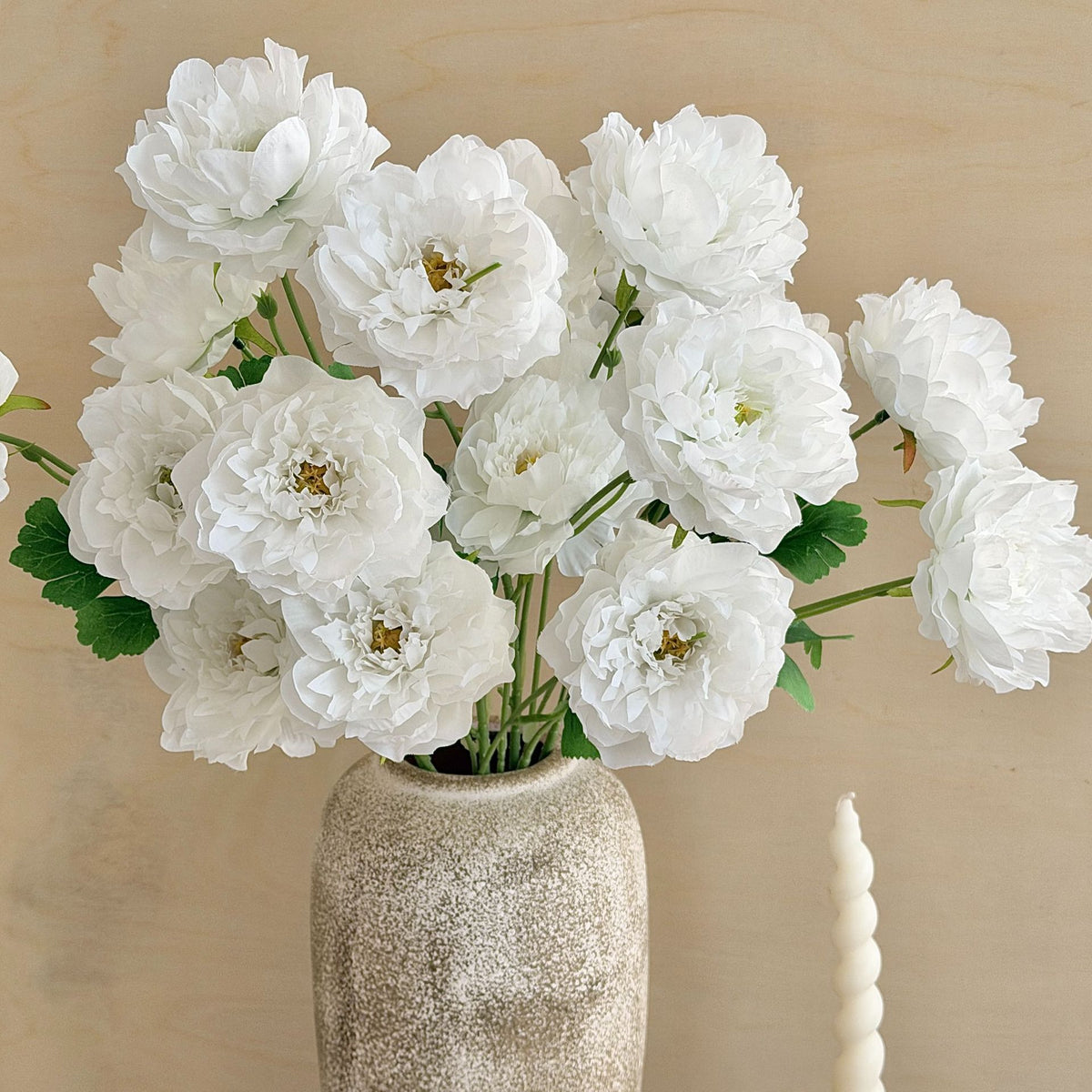 Lifelike Peony Floral Stem Arrangement