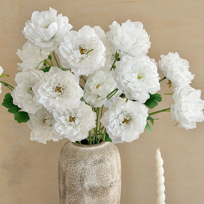 Lifelike Peony Floral Stem Arrangement
