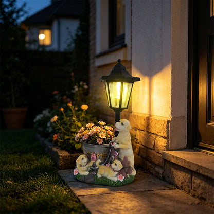 Whimsical Dog Lamp Homeandso