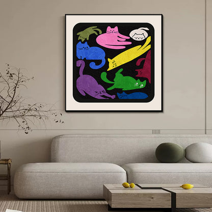 Cartoon Dog-Themed Wall Art Homeandso