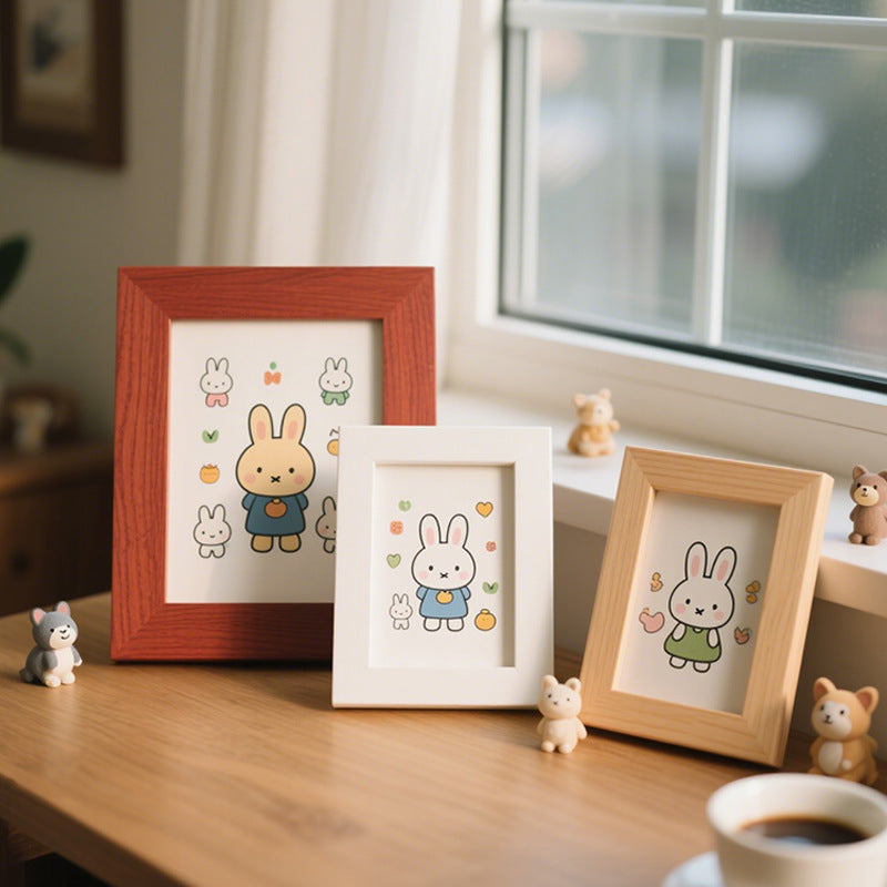 Playful Bunny Character Art Frame