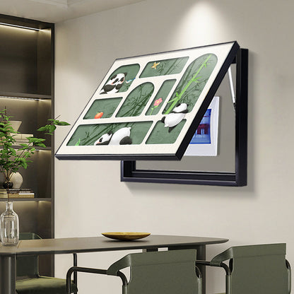 Decorative Panda-Themed Picture Frame Homeandso