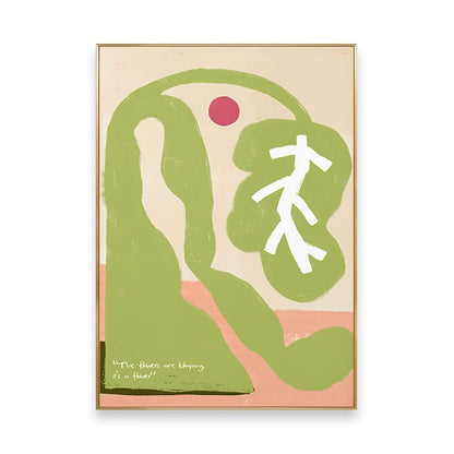 Chic Modern Floral Wall Art Homeandso