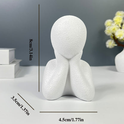 Contemplative Pose Decorative Figurine Homeandso