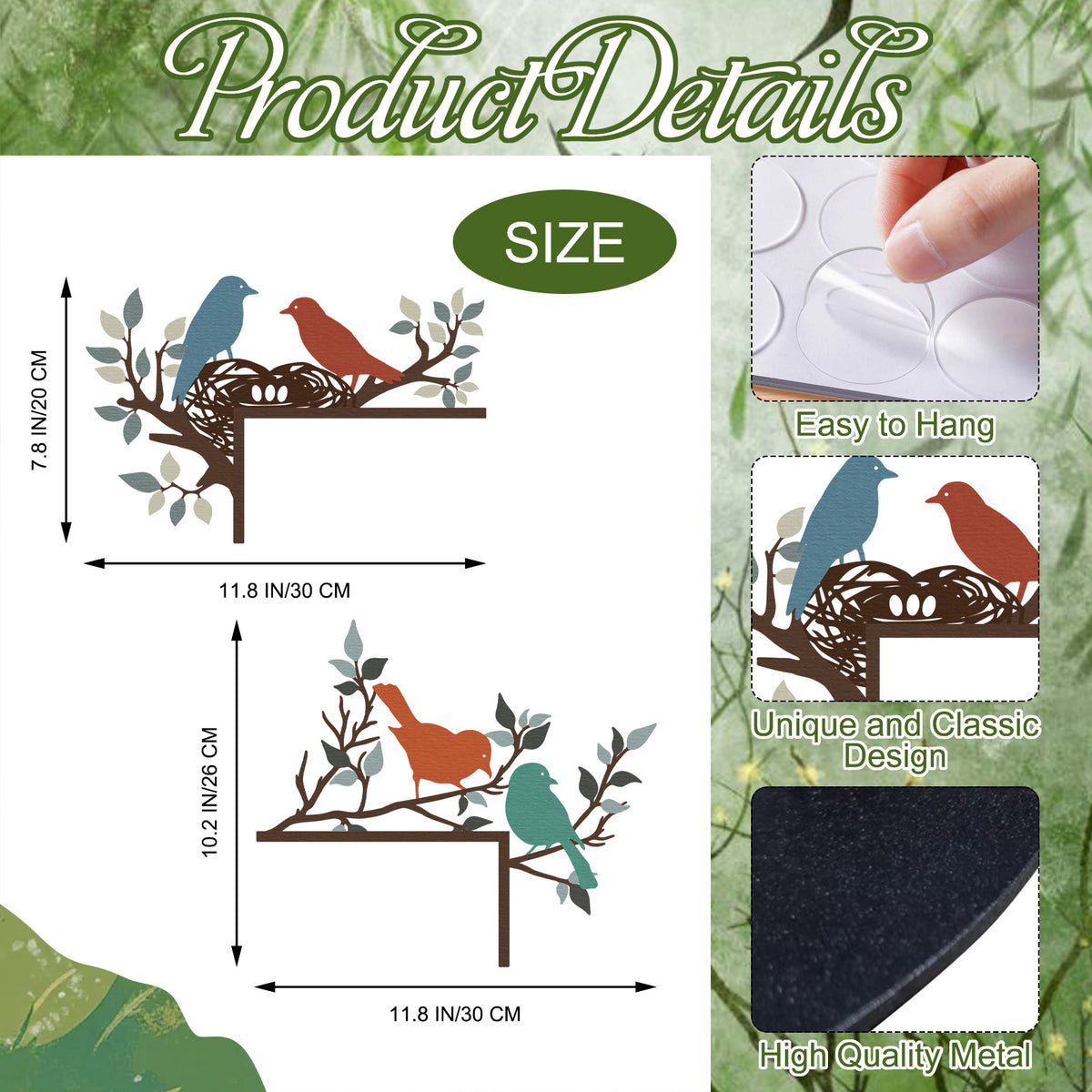 Decorative Bird Nest Wall Shelf Homeandso