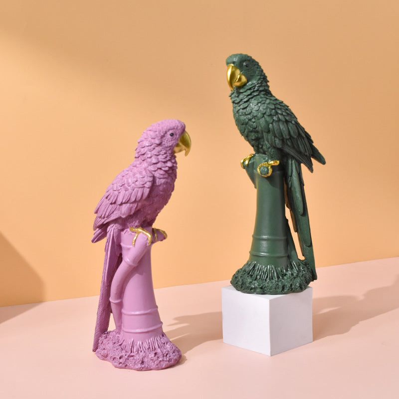Decorative Parrot Figurine Homeandso