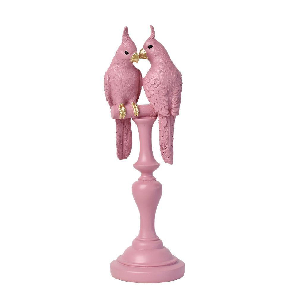 Decorative Lovebirds Sculpture Homeandso