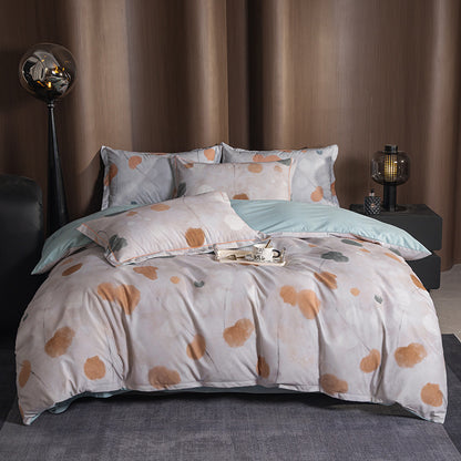 Nature-Inspired Botanical Print Duvet Cover Set