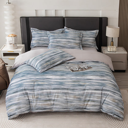 Nature-Inspired Botanical Print Duvet Cover Set