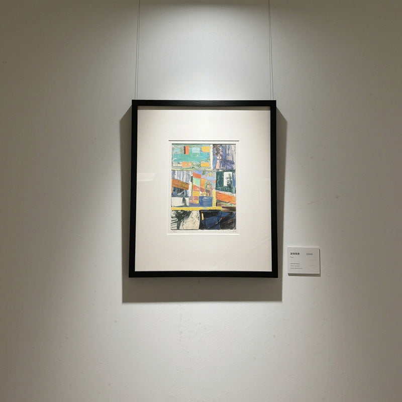 Framed Multi-Panel Abstract Art