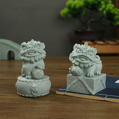 Decorative Lion Guardian Sculpture Homeandso