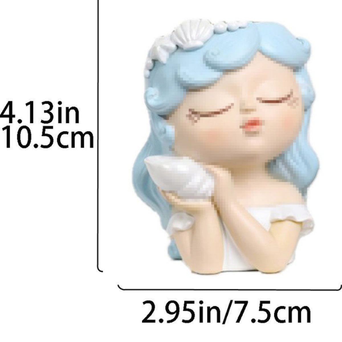 Charming Ceramic Girl Figurine Homeandso
