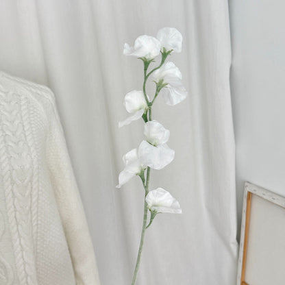 Elegant Faux Sweet Pea Stem