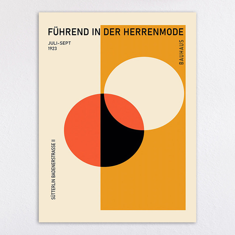 Bauhaus-Inspired Abstract Wall Art Print Homeandso