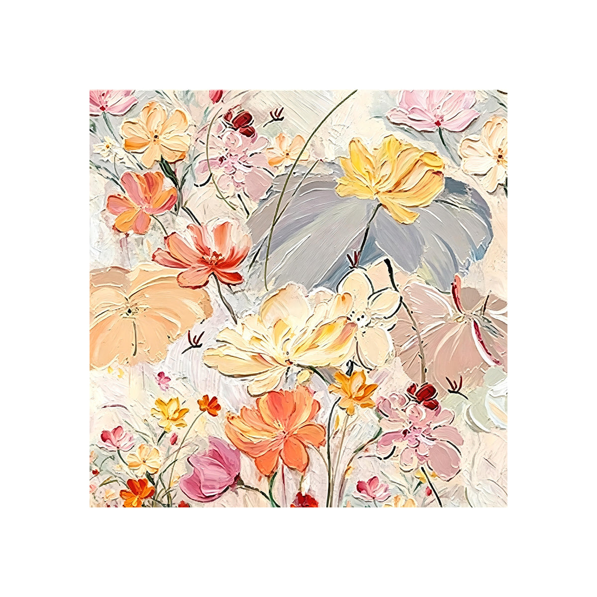 Floral Canvas Art Print Homeandso