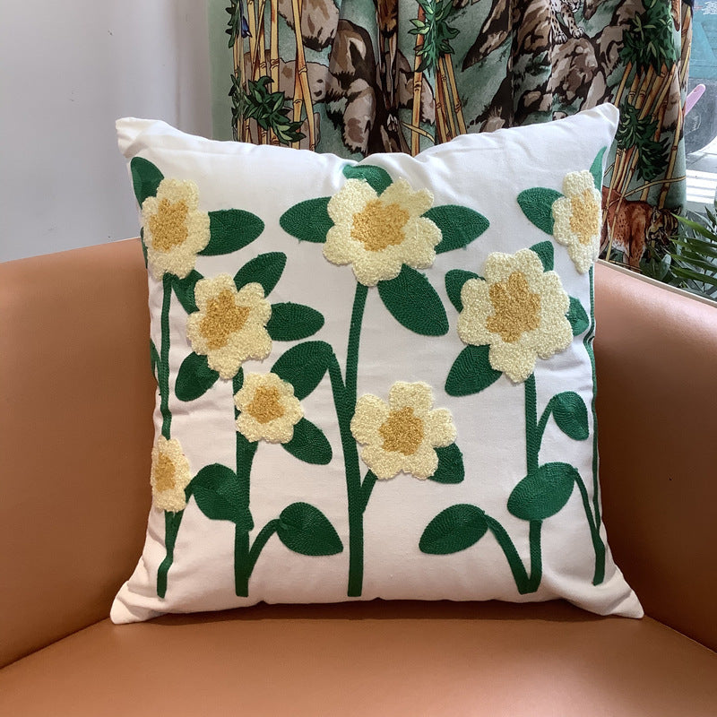 Dekoratives Blumen-Kissen