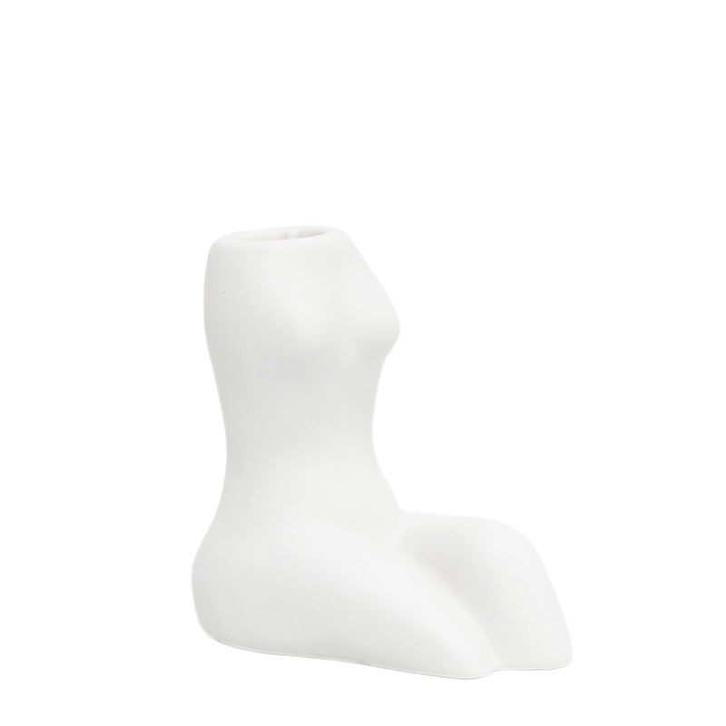 Artistic Body-Shaped Ceramic Vase