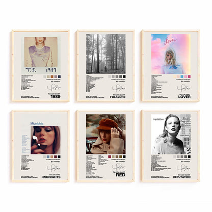 Retro Music-Themed Art Print Set Homeandso