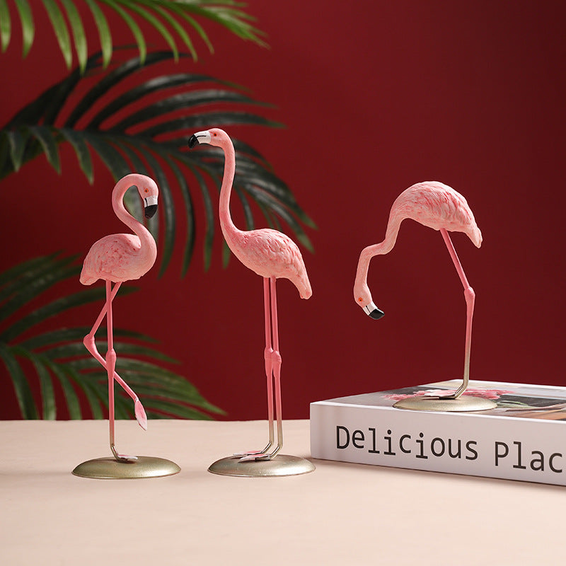Decorative Flamingo Figurine Homeandso