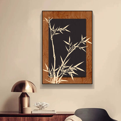 Bamboo Inspired Decorative Canvas Art Homeandso