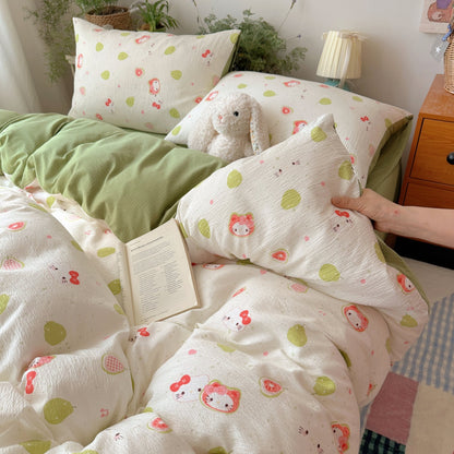 Playful Cartoon Duvet Cover Set Homeandso