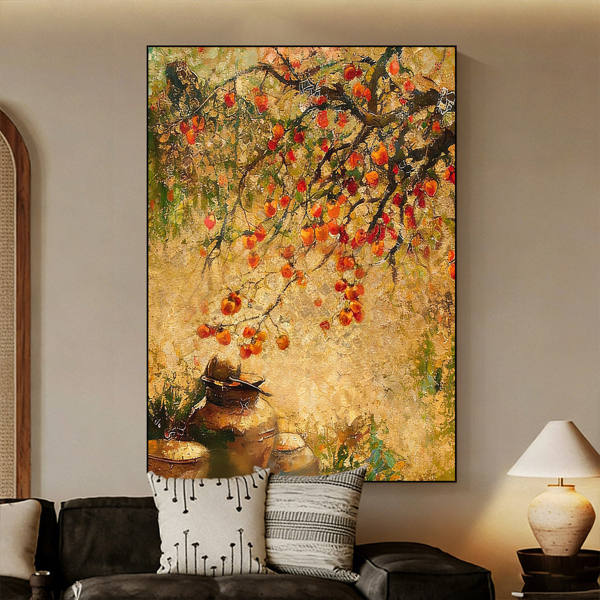 Textured Abstract Canvas Wall Art Homeandso