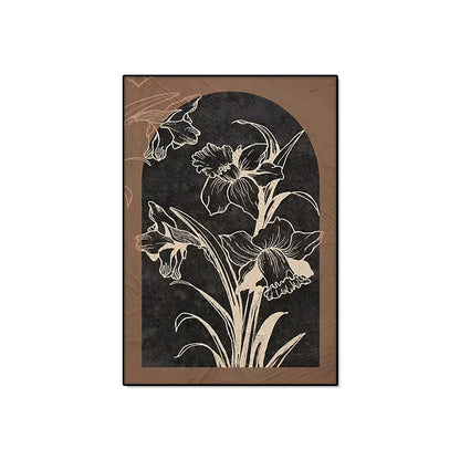 Framed Floral Patterned Wall Art Homeandso
