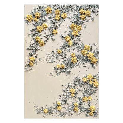 Textured Floral Relief Wall Art Homeandso