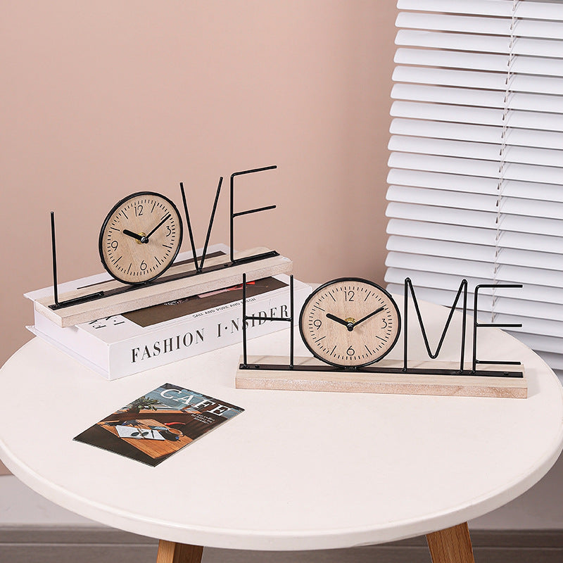 Decorative LOVE Clock Homeandso