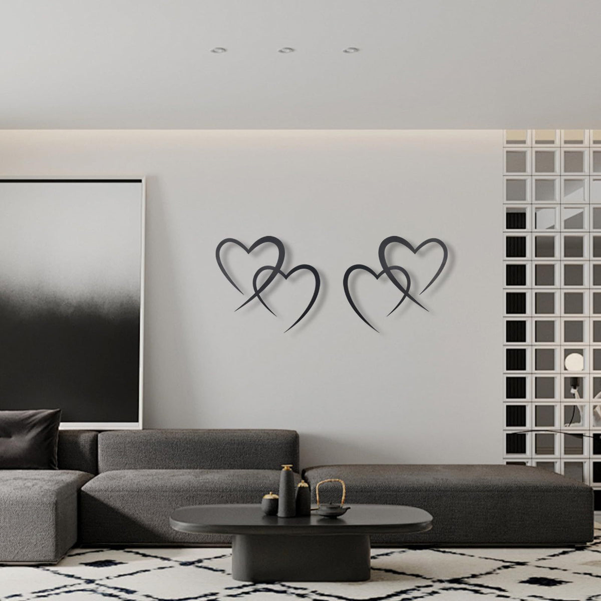 Decorative Heart-Shaped Wall Art Homeandso