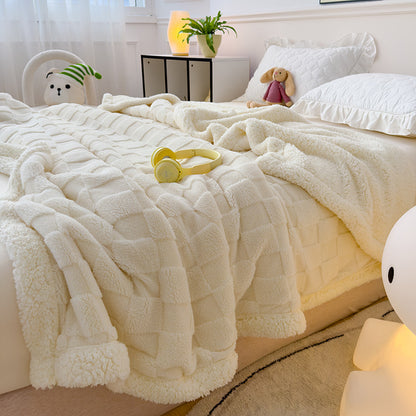 Luxuriously Textured Fleece Bedspread