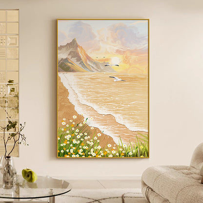 Framed Floral Canvas Artwork Homeandso