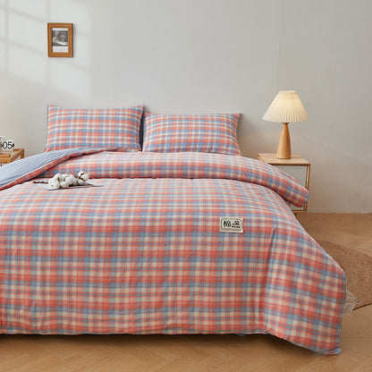 Luxurious Striped Duvet Cover Set