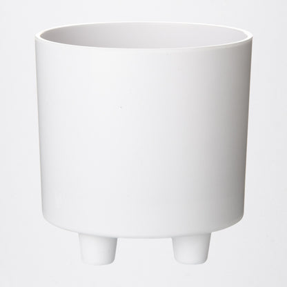 Contemporary Footed Ceramic Plant Pot Homeandso