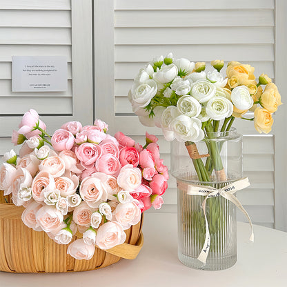Lifelike Artificial Rose Bouquet