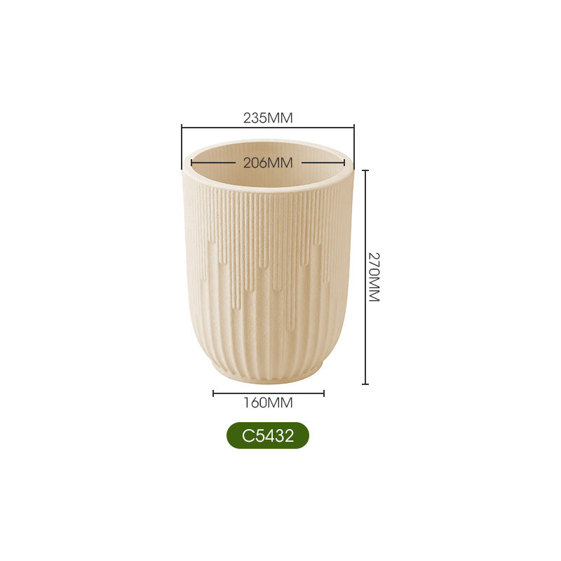 Ribbed Ceramic Planter Homeandso