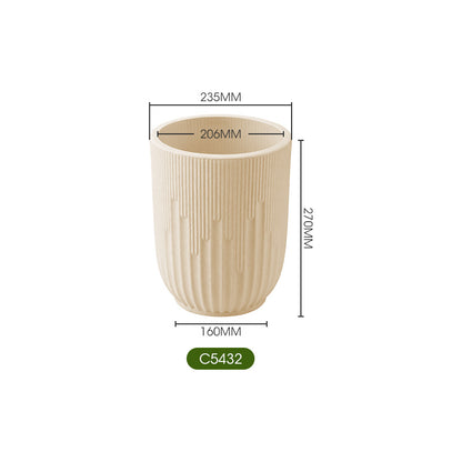 Ribbed Ceramic Planter Homeandso