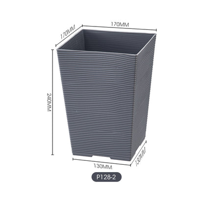 Textured Square Plant Container Homeandso
