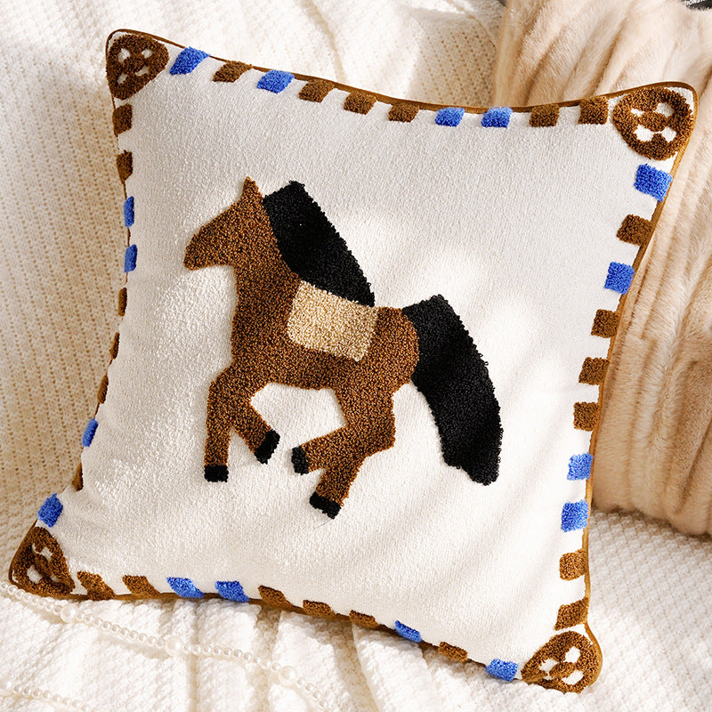 Geometric Patterned Decorative Pillow