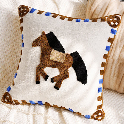 Geometric Patterned Decorative Pillow