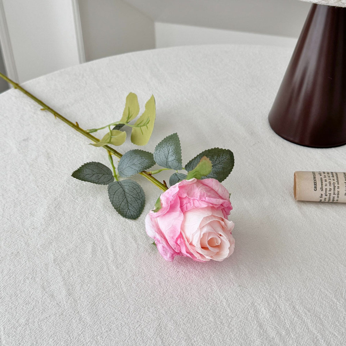 Realistic Faux Rose Stem