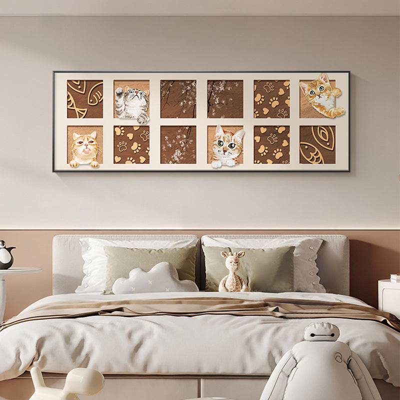Cat-Themed Decorative Wall Art Homeandso
