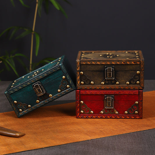 Vintage Decorative Keepsake Treasure Chest Homeandso