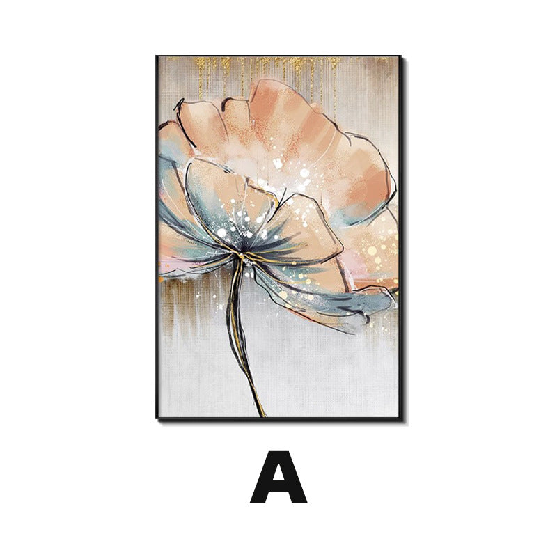 Elegant Floral Wall Art Print Homeandso