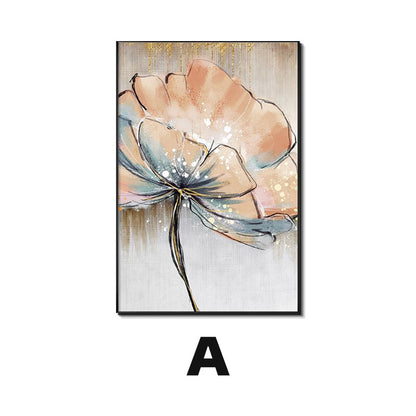 Elegant Floral Wall Art Print Homeandso