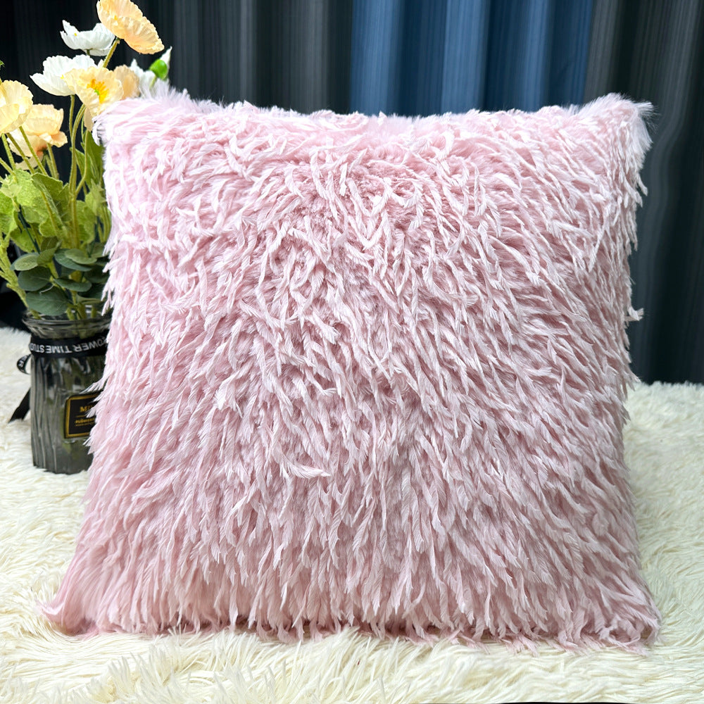 Plush Textured Decorative Cushion