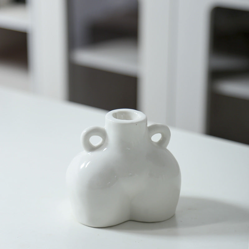 Artistic Ceramic Body-Shaped Vase