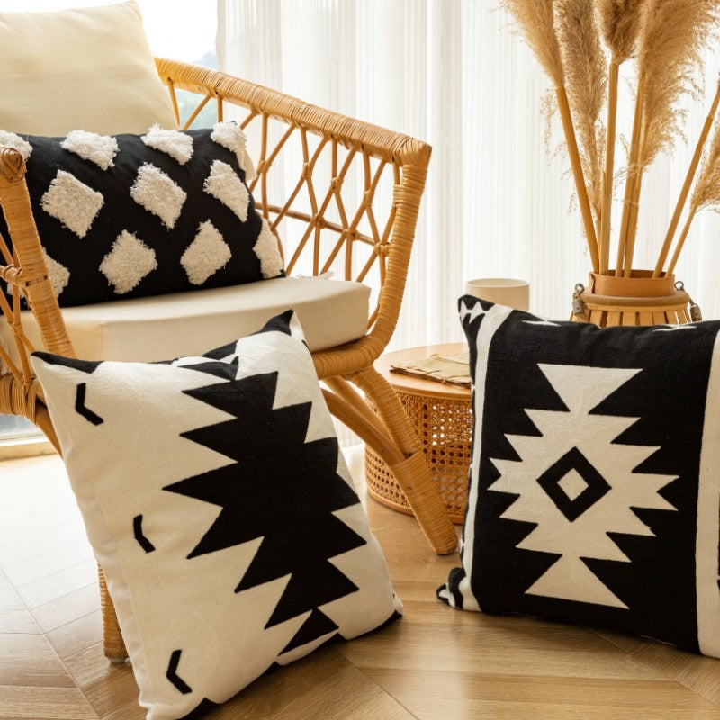Bohemian Tribal Print Throw Pillow