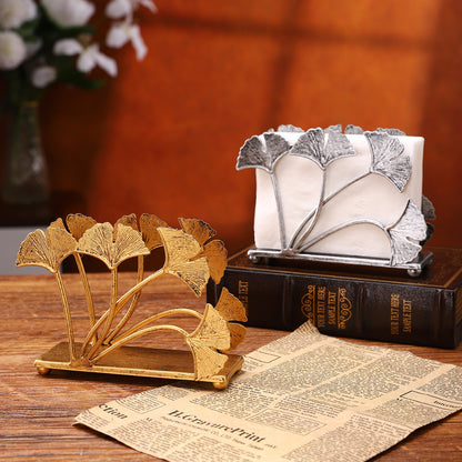 Decorative Ginkgo Leaf Desk Organizer Homeandso