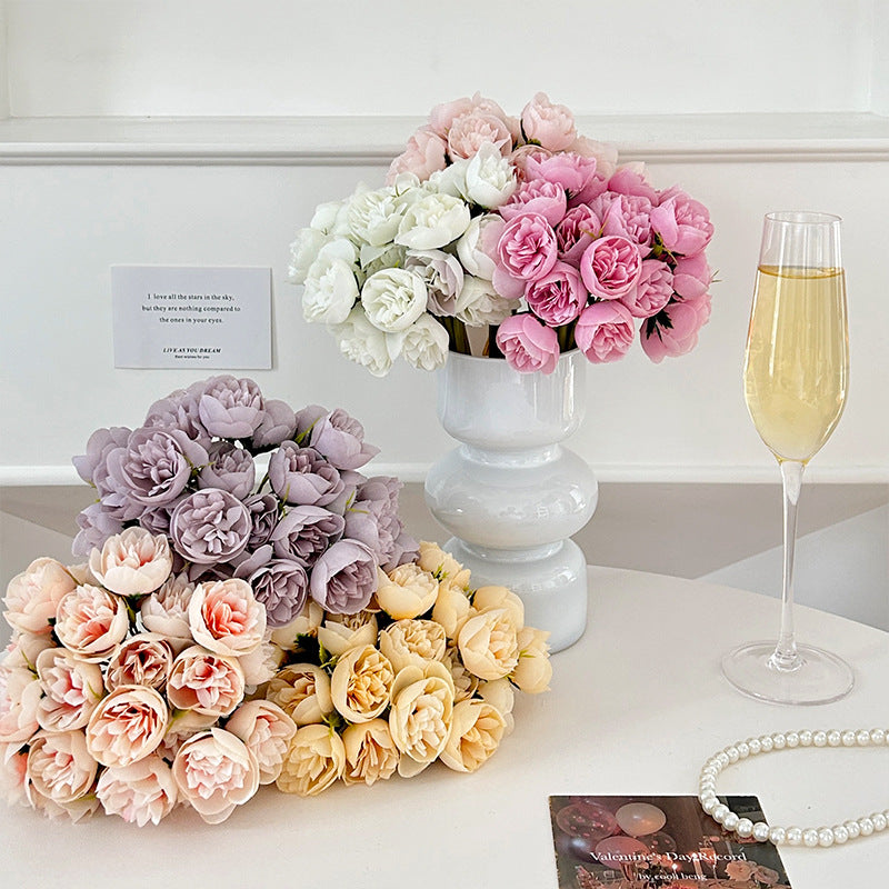 Lifelike Peony Bouquet